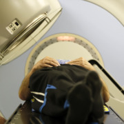 radiotherapy centre - man does magnetic resonance therapy