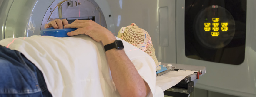 Radiotherapy treatment - Patient Radiation therapy mask