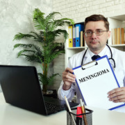 Private radiotherapy - Meningioma concept