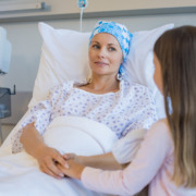 private chemotherapy treatment - Woman receiving cancer chemotherapy