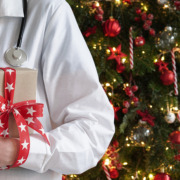 private radiotherapy - christmas and new year medical banner